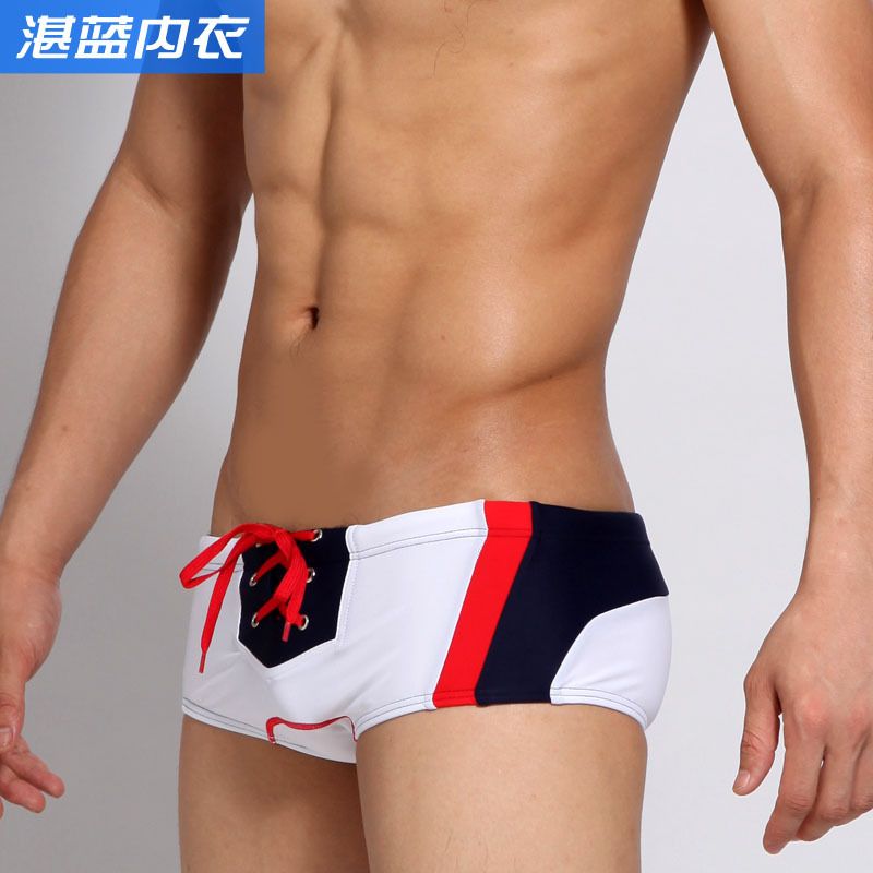 Wholesale-Manocean brand men swimwear sunga nylon patchwork fashion low-rise swim shorts swimming trunks 90627
