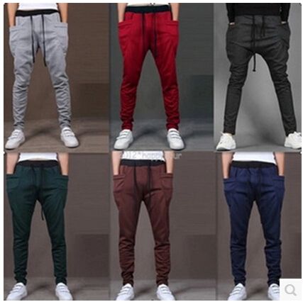 Wholesale-New Mens Joggers Fashion Harem Pants Trousers Hip Hop Slim Fit Sweatpants Men for Jogging Dance 8 Colors sport pants M~XXL, Red
Wholesale-New Mens Joggers Fashion Harem Pants Trousers Hip Hop Slim Fit Sweatpants Men for Jogging Dance 8 Colors sport pants M~XXL, Red