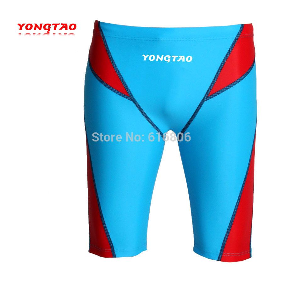 Wholesale-New Arrival Men Swimwear Swimming Long Pant Professional Competition Trunks Fastskin Racing s L-XXXL Plus Plus Size big