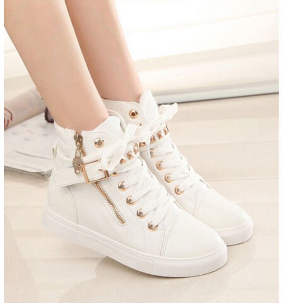 wholesale-size 35~40 new 2015 women sneakers canvas zipper rivet high sneakers shoes woman fg326, Black
wholesale-size 35~40 new 2015 women sneakers canvas zipper rivet high sneakers shoes woman fg326, Black