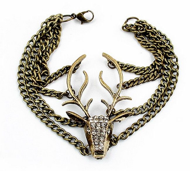 Wholesale-LZ Jewelry Hut B21 The 2015 New Wholesale Fashion Retro Rhinestone Alloy Deer Womens Bracelet
Wholesale-LZ Jewelry Hut B21 The 2015 New Wholesale Fashion Retro Rhinestone Alloy Deer Womens Bracelet