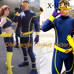 Discount female x men halloween costumes Wholesale,Free Shipping DHL 2015 Adult X, Men