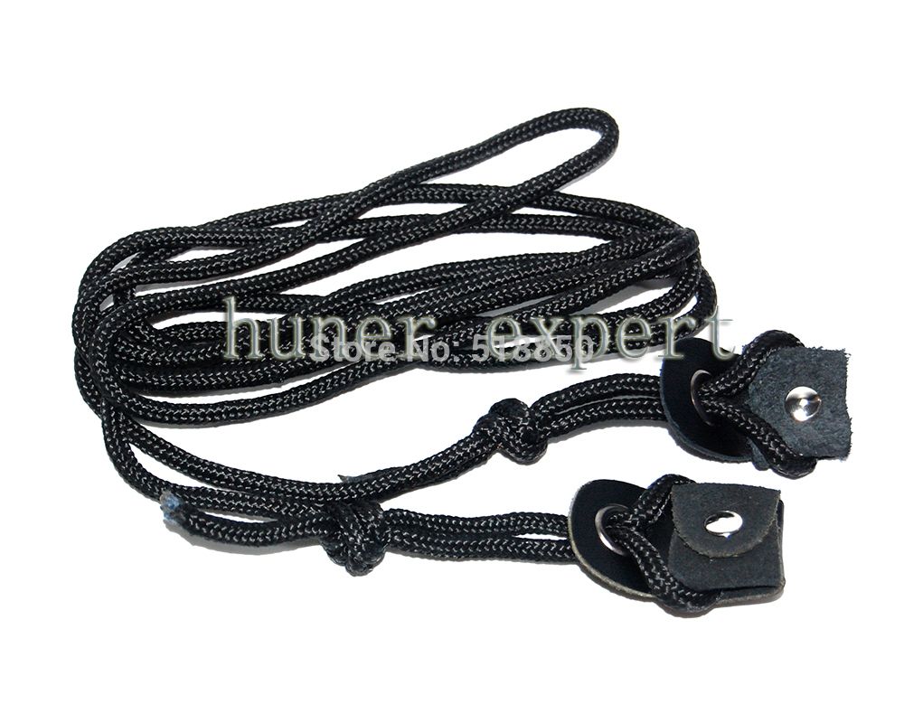 Wholesale-free shiping bow stringer recurve bow or longbow archery leather nylon black for stringing unstring Wholesale-free shiping bow stringer recurve bow or longbow archery leather nylon black for stringing unstring