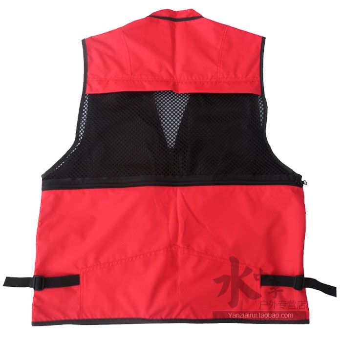 Wholesale-men and women factory direct multi-pocket mesh vest fishing vest fishing vest clothing fishing vest Photography