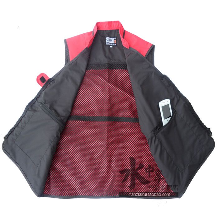 Wholesale-men and women factory direct multi-pocket mesh vest fishing vest fishing vest clothing fishing vest Photography