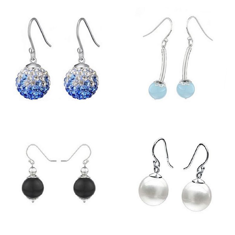 XD 925 sterling silver earring shape hook 2015 jewelry findings accessories china wholesale silver earring hooks 5pair/Lot P026