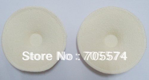 Hot Wholesale Free Shipping 100% Bamboo Fiber Washable High Absorbent Terry Fabric Thicker Nursing Pads Feeding Pads