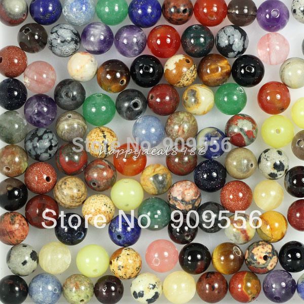 Natural Assortment Mixed Stone Round Spacer Loose 6,8,10mm pick size!(approx 25-30 different stones mixed together)
Natural Assortment Mixed Stone Round Spacer Loose 6,8,10mm pick size!(approx 25-30 different stones mixed together)