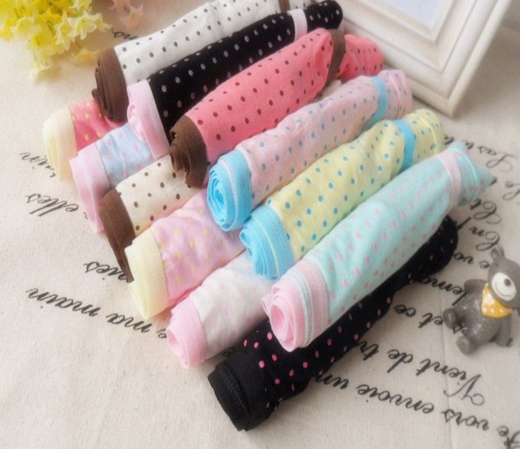 breathable12pcs comfortable soft close women's bamboo dot trunk boxer panties sexy underwear women female / shorts