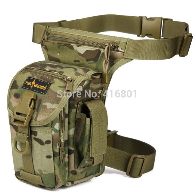 Swat Camo Tactical Leg Bag Military Drop Leg Pack Tactical Thigh Pack Cycling Fanny/Thigh Waist