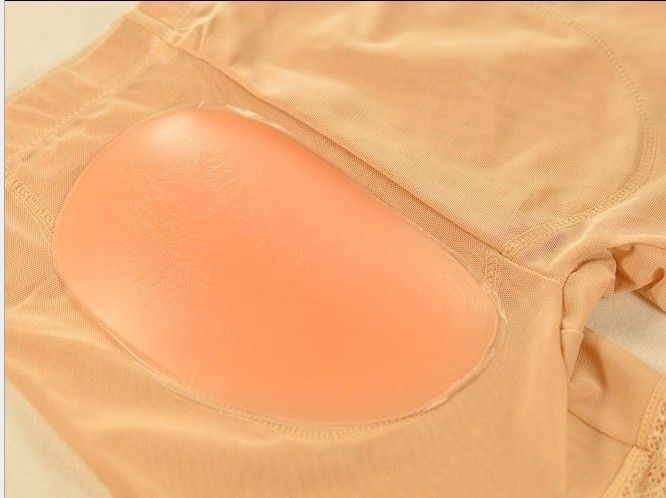 S-XL Retail Womens Nude Silicone Buttock Butt Hip Up Pads Enhancer Shapewear Underwear 2colors Free Shipping