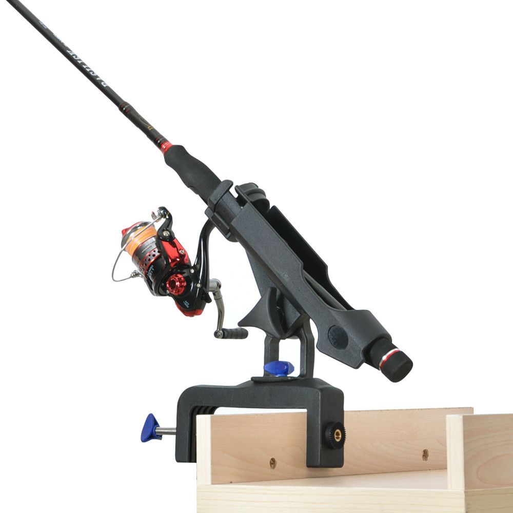 Boat And Raft Rod Holder Pesca Abs Black Portable Fishing Rod Holder