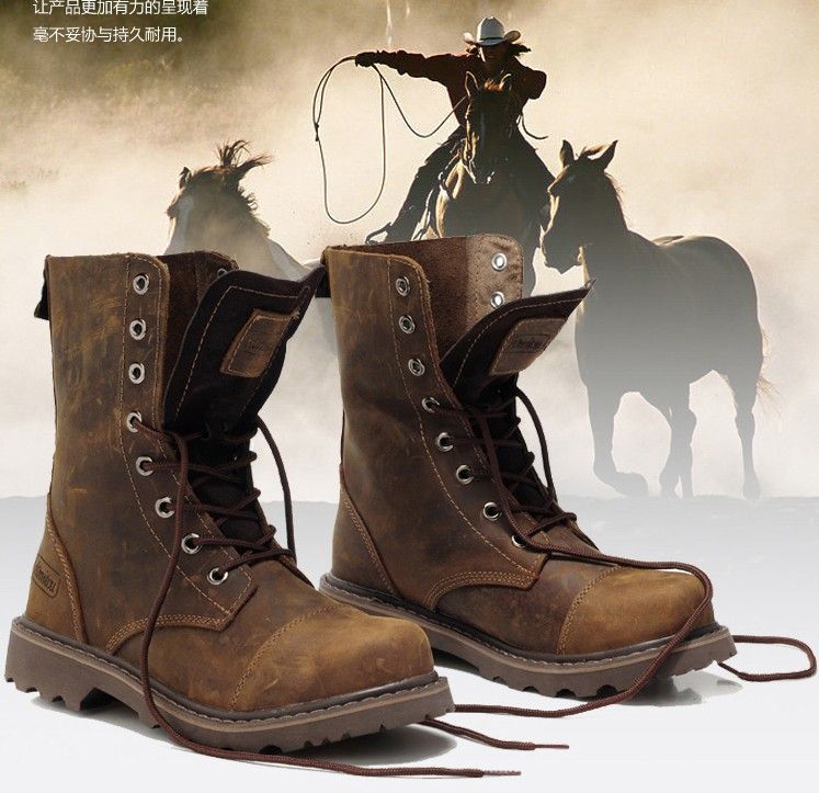 men's crazy horse boots