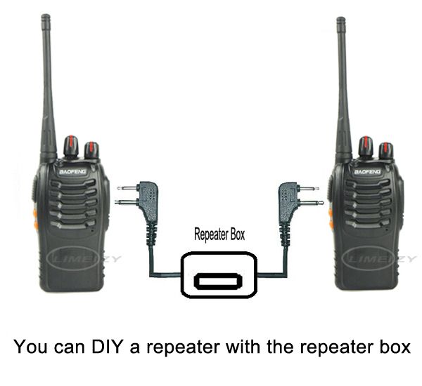 Two Way Radio Repeater Box For Baofeng Uv 5r A Uv 5rb Uv 5rc Bf 888s H