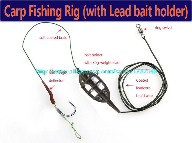 2017 Carp Fishing Hook Europe Hair Hook Hair Rig Set For Carp Fishing
