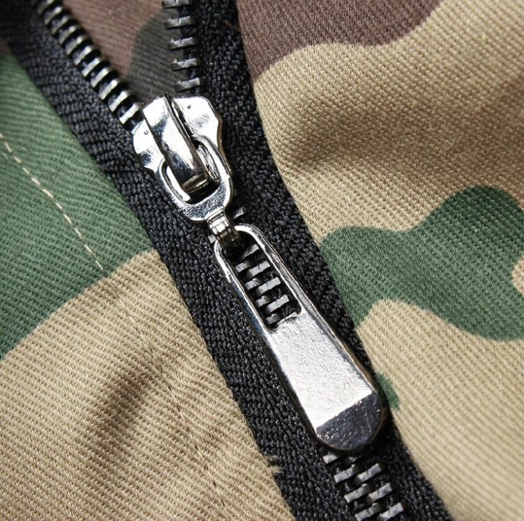 Wholesale-Men Camouflage Down Jackets New Winter Snow Fashion Brand Business Dress Camo Slim Fit Long Coats F0500
