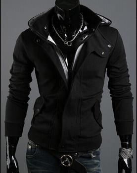 Wholesale-New Coats Men Outwear Mens Special Hoodie Jacket Coat Men Clothes Cardigan Style Jacket Free Shipping 3 Colors Size M-XXXL HS781