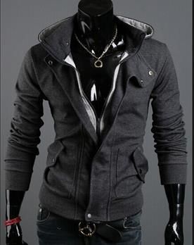 Wholesale-New Coats Men Outwear Mens Special Hoodie Jacket Coat Men Clothes Cardigan Style Jacket Free Shipping 3 Colors Size M-XXXL HS781