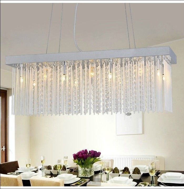 wholesale rectangular crystal chandelier modern minimalist restaurant dining bar table lamp living room lamp lighting lamp light sensor lamp night light - Dining Room Crystal Lighting wholesale rectangular crystal chandelier modern minimalist restaurant dining bar table lamp living room lamp lighting lamp light sensor lamp night light - Dining Room Crystal Lighting