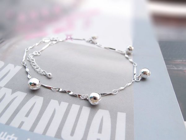wholesale-925 sterling silver anklets lovely bell pendant sterling silver party jewelry foot accessories wholesale, Red;blue
wholesale-925 sterling silver anklets lovely bell pendant sterling silver party jewelry foot accessories wholesale, Red;blue