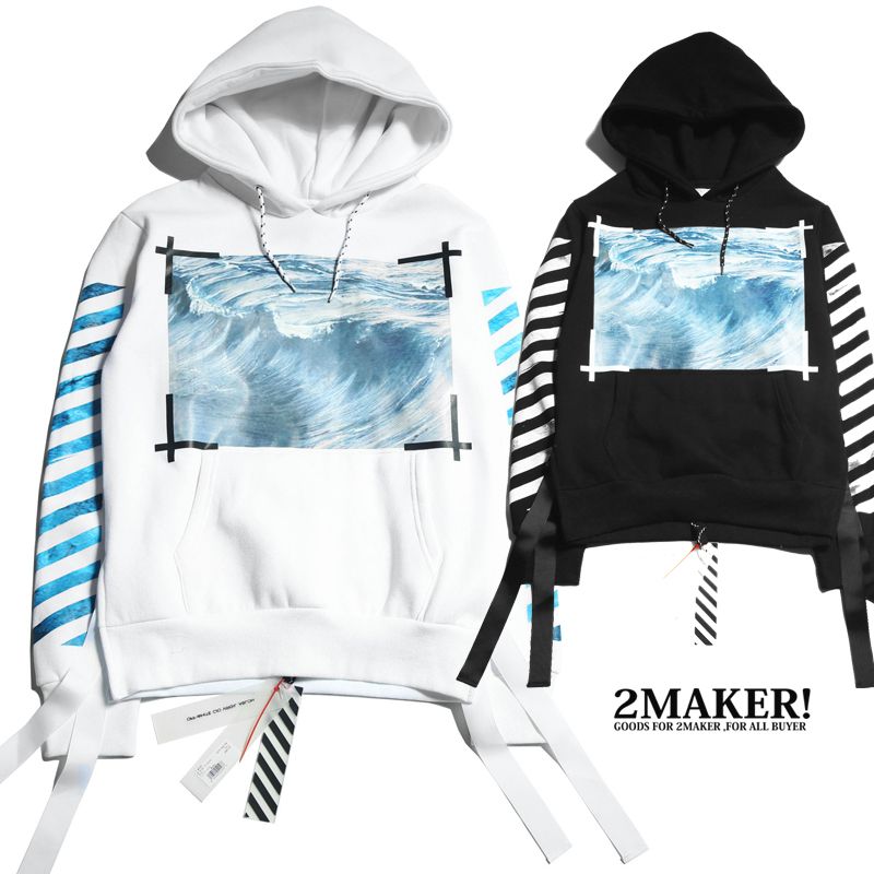 Online Cheap Best!!streetwear Mens Fashion Couple Hoodies Designer Sweat Suits Black White Brand ...