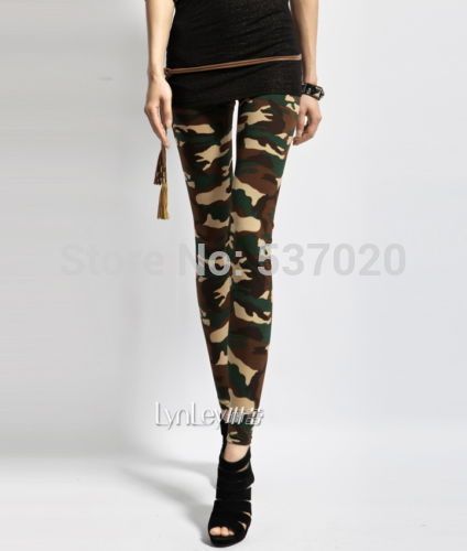 Women's Sexy Army Green Camouflage Printed Elastic Slim Pants Leggings Trousers
Women's Sexy Army Green Camouflage Printed Elastic Slim Pants Leggings Trousers