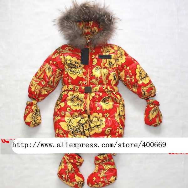 Wholesale Baby Winter Clothes Infants Down Rompers Baby Winter