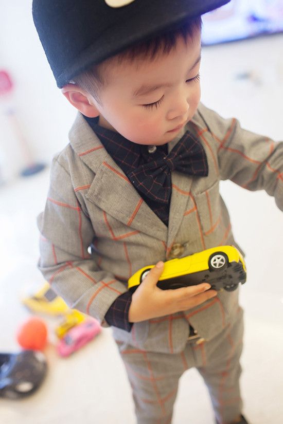 Wholesale-2015 Retail Boys Blazer Suits for Weddings Long Sleeve 2-6y Kids Single Breasted Outwear For Child Enfant Fashion Clothing EB013