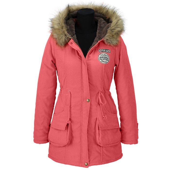 Wholesale-2015 New Long Parkas Female Women Winter Coat Thickening Cotton Winter Jacket Womens Outwear Parkas for Women Winter