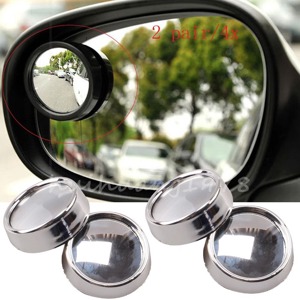 Best Wholesale 4x Wide Angle Convex Mirrors Car Blind Spot Round Stick