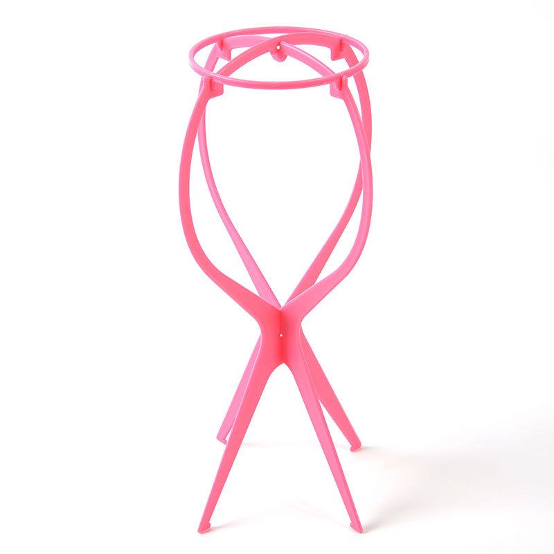 Wholesale-Top Quality Head Hat Cap Holder Wigs Stand Display Tool Hair Accessories Portable Folding Wig Stands Hair Accessory