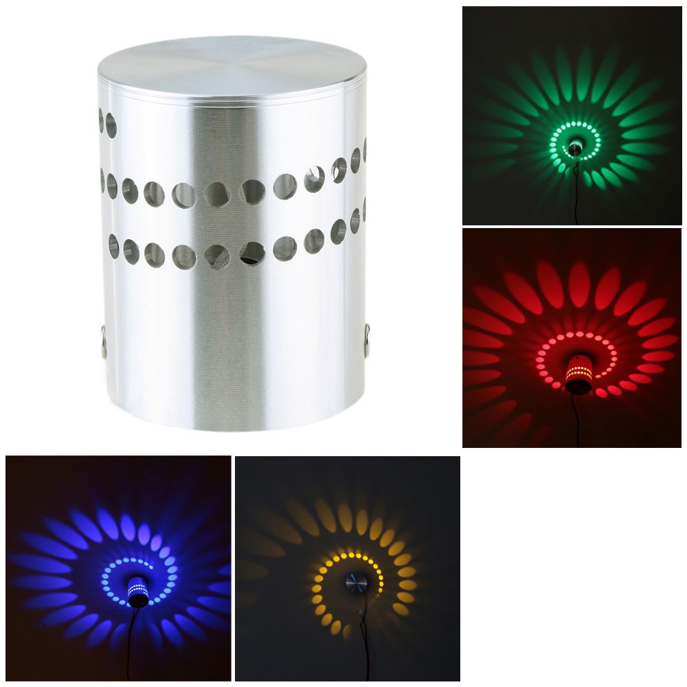 Wholesale-Minimalist 1W Wall Mounted Wall Lamps Aluminum LED Wall Light Spiral Lighting Indoor Dining Room Hallway Aisle KTV Decor 4Colors
Wholesale-Minimalist 1W Wall Mounted Wall Lamps Aluminum LED Wall Light Spiral Lighting Indoor Dining Room Hallway Aisle KTV Decor 4Colors