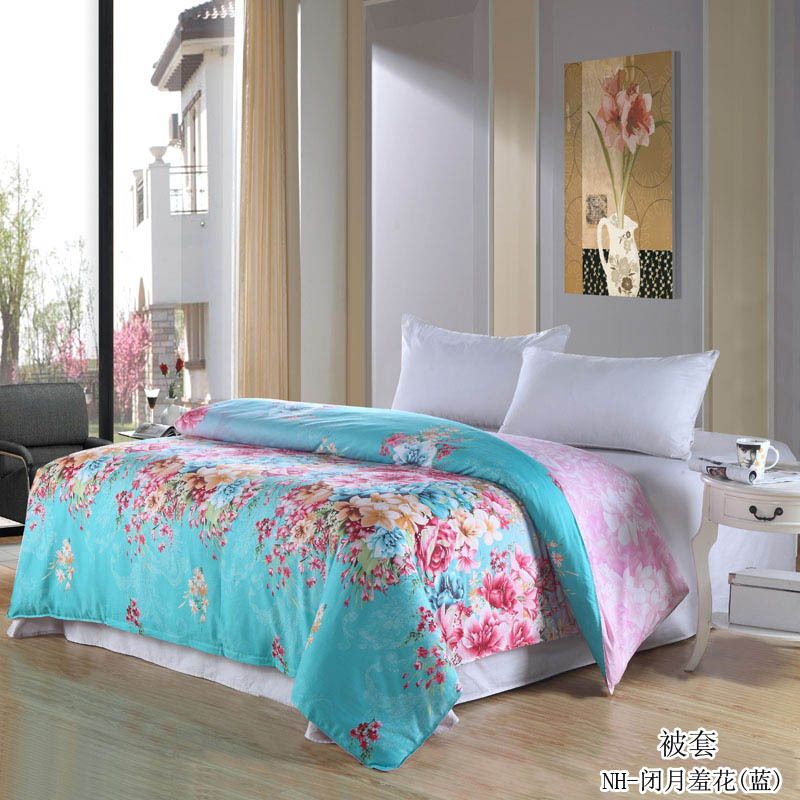 Wholesale New 100 Cotton Light Blue Stripe Japan Style Comforter