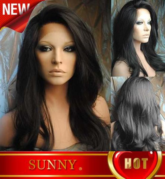 США Фондовая Знаменитости Прическа 14 "-26" Объемная Волна парик # 1B Тепла Парики Фро 
США Фондовая Знаменитости Прическа 14 "-26" Объемная Волна парик # 1B Тепла Парики Фро