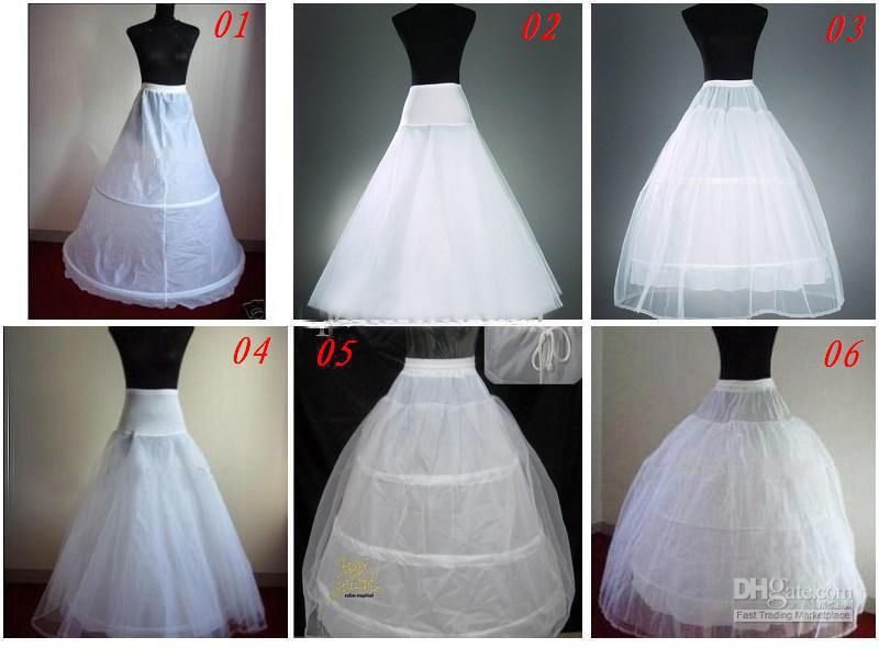Wedding dress crinolins