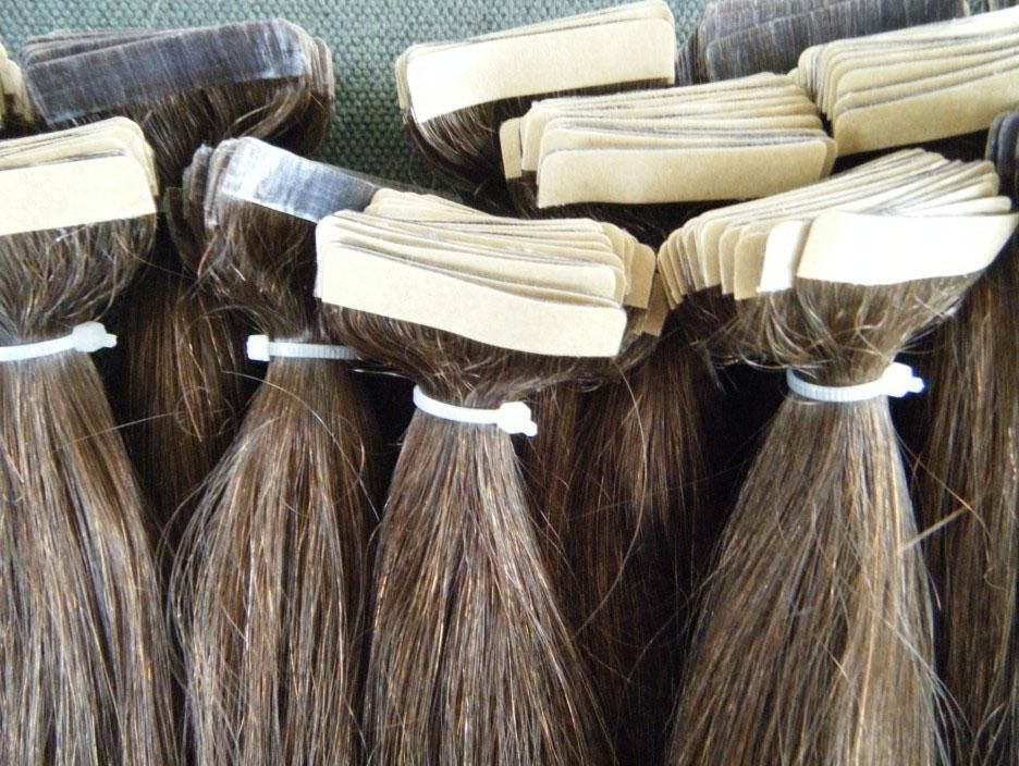 24 24inch 100gram Long Last Glue Skin Weft Hair Extension 100 Indian Human Hair Hair Weft Tape