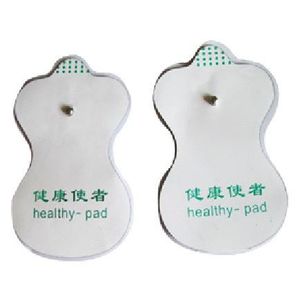 100 pezzi x elettrodi pad sani per retroilluminazione decine/agopuntura/macchina per terapia digitale massaggiatore