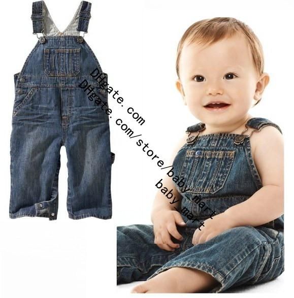Baby Jeans Baby Suspender Trousers Baby Overall Gallus Pants Baby