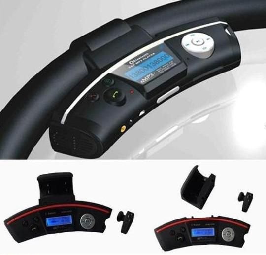 Steering Wheel Bluetooth Fm Car Kit V3    -  9