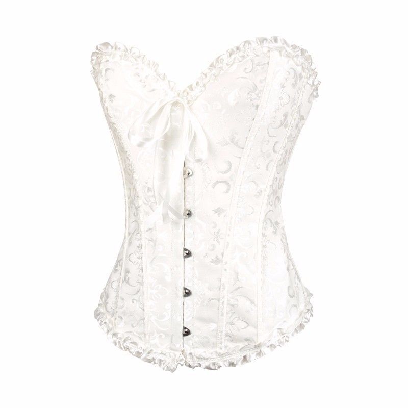 Elegant White Body Lifting Corset - Perfect for Weddings & Special Occasions