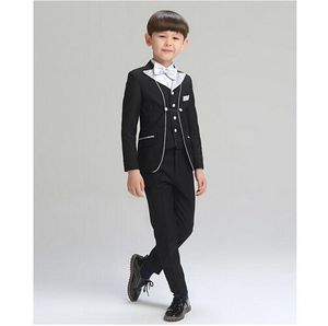 High-quitititity Classic Boy's 4 шт. Формальные костюмы мальчик персонализированные одежды мальчики костюм формальные дети смокинг костюм для свадьбы