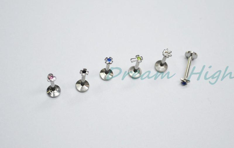 Different Style Labret Bar Lip Piercing Labret Ring Fashion Body