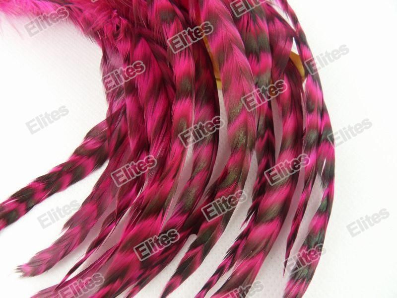 Grizzly Rooster Feather Hair Extension 100pc Feathers Extensions + 1 Needle + 200 Beads GRF001 #4, Natural color
Grizzly Rooster Feather Hair Extension 100pc Feathers Extensions + 1 Needle + 200 Beads GRF001 #4, Natural color