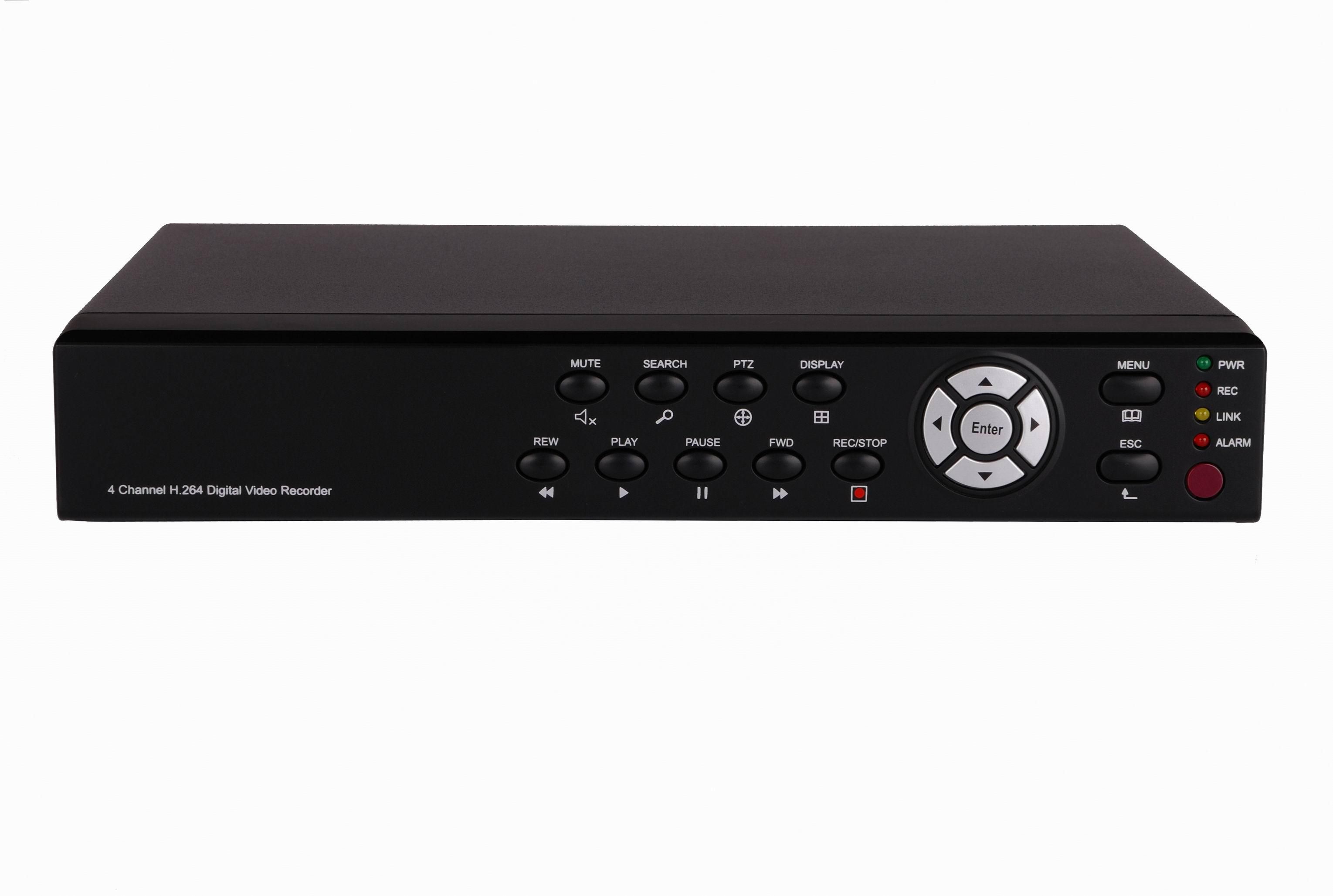 Security CCTV Digital Video Recorder 4Channel H.264 with 4 Audio Full ...