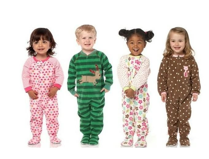 New Novelty Girls And Boys Sleeping Clothing One Piece Rompers Disney