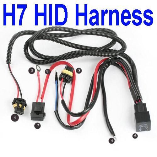 H7 HID XENON CONVERSION KITS LIGHT VEHICLE RELAY FUSE WIRE WIRING