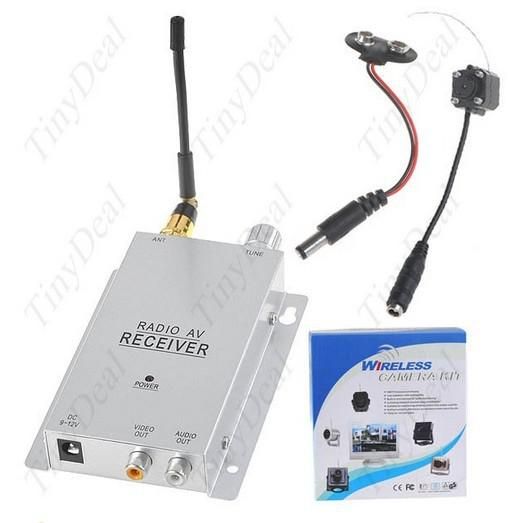 Best 1.2ghz Wireless Emitter Av Audio Video Transmitter Camera & Receiver Kit For Dvd Vcd Stb