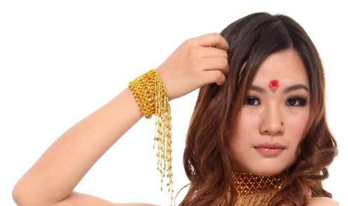 Hot New GOLD/SILVER BELLY DANCE COSTUME ARMLET BRACELET JEWELRY Belly Dance Charm Bracelets Belly Dance Accessory