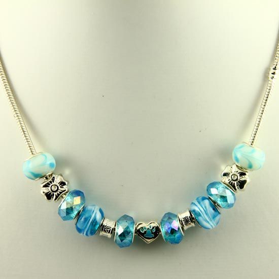 2017 Nice Chamilia Charms Necklaces With Large Hole Murano ...