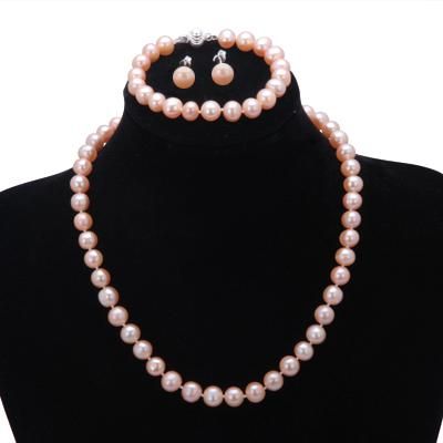 fine natural white fink Multi-color 8-9mm Pearls Necklace Bracelet & Earring Set, Mixed colors
fine natural white fink Multi-color 8-9mm Pearls Necklace Bracelet & Earring Set, Mixed colors